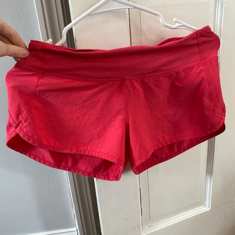 Pink Lululemon Shorts